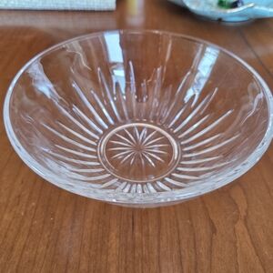 Vintage Princess House HIGHLIGHTS Lead Crystal Serving Bowl CLEAR